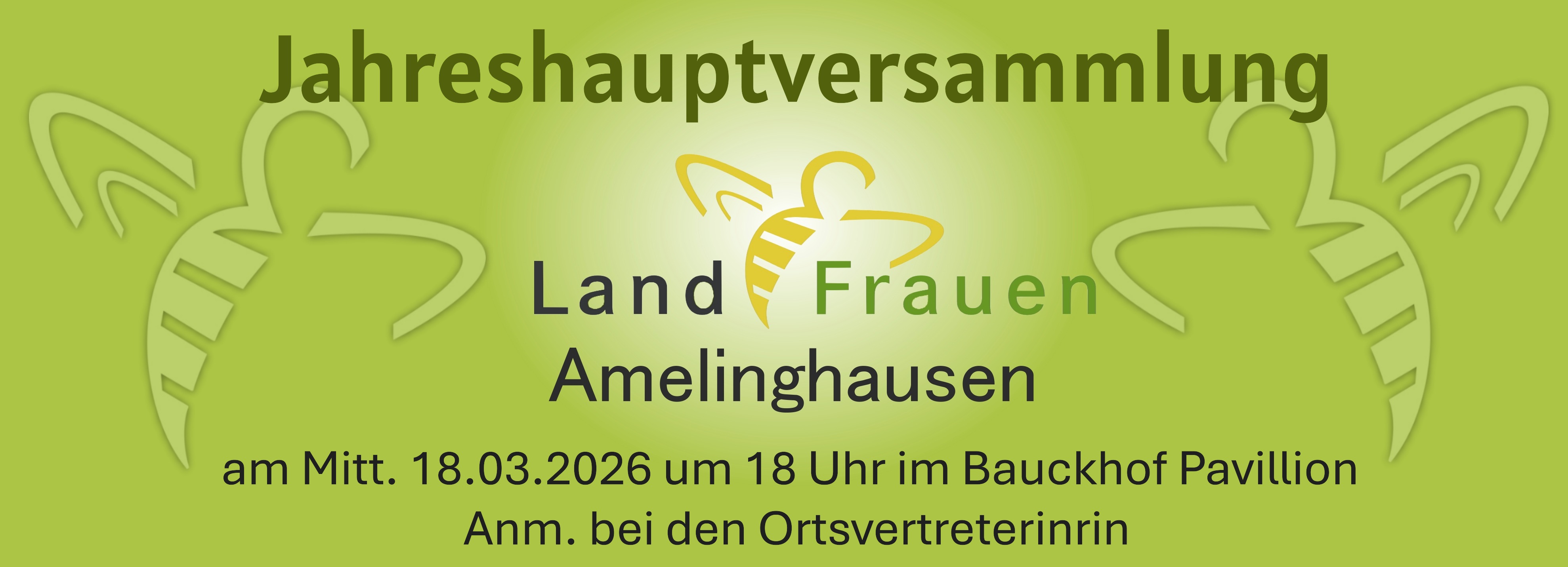 Jahreshauptversammlung